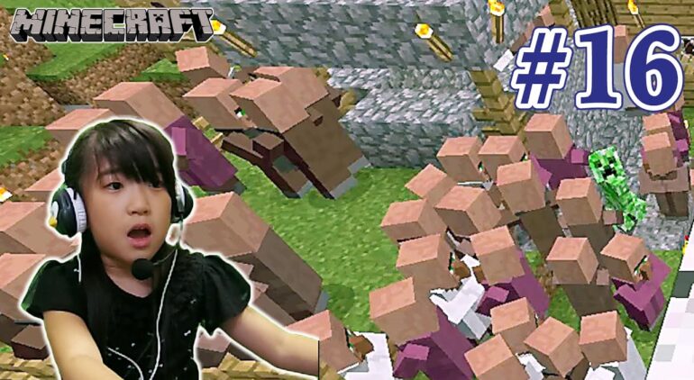 16 村人の家を作る マグマダイブ かんなマインクラフト Minecraft Playing Video Youtubeマインクラフト情報局