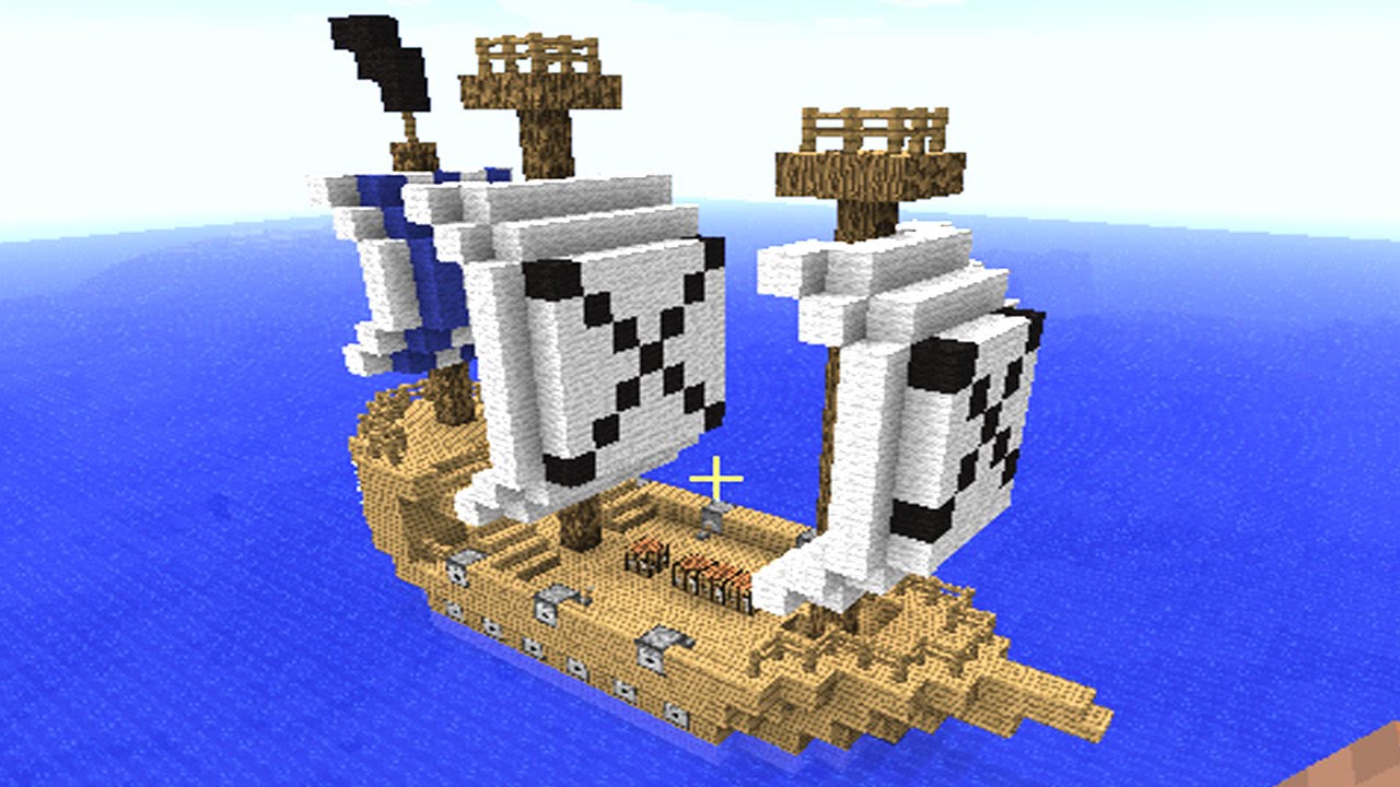 マインクラフト 海賊船の作り方 マインクラフト 初心者でも作れちゃう海賊船 Youtubeマインクラフト情報局