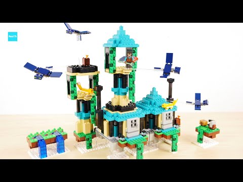 レゴ マインクラフト そびえる塔 ネザライト ファントム Lego Minecraft The Sky Tower Speed Build Review Youtubeマインクラフト情報局