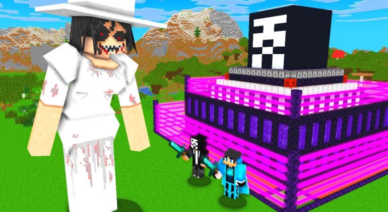 マイクラ 恐怖の八尺様vs最強ブラックセキュリティハウス マインクラフト まいくら Youtubeマインクラフト情報局