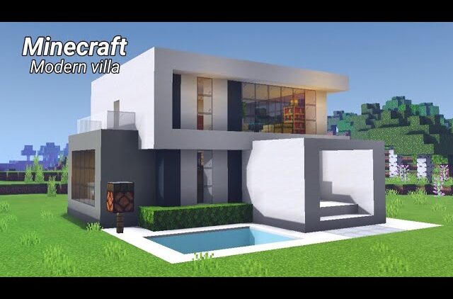 我的世界 建築教學 小型現代別墅02 Minecraft Youtubeマインクラフト情報局