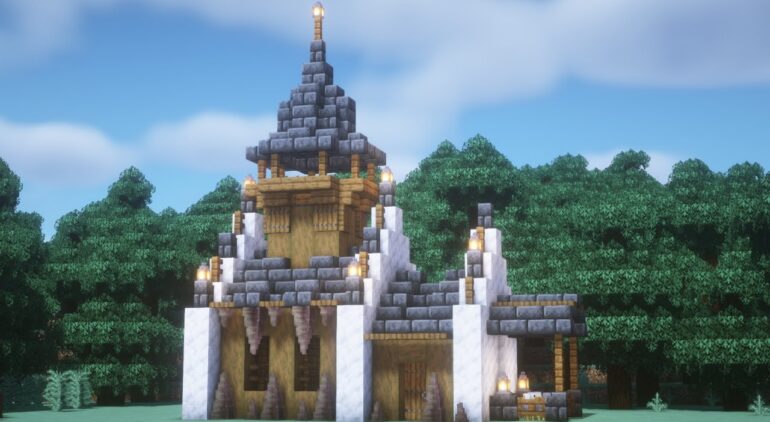 マインクラフト 小さな塔のついた精錬所の作り方 Minecraft How To Build A Smelting House マイクラ建築 Youtubeマインクラフト情報局